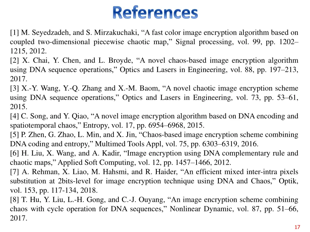 references