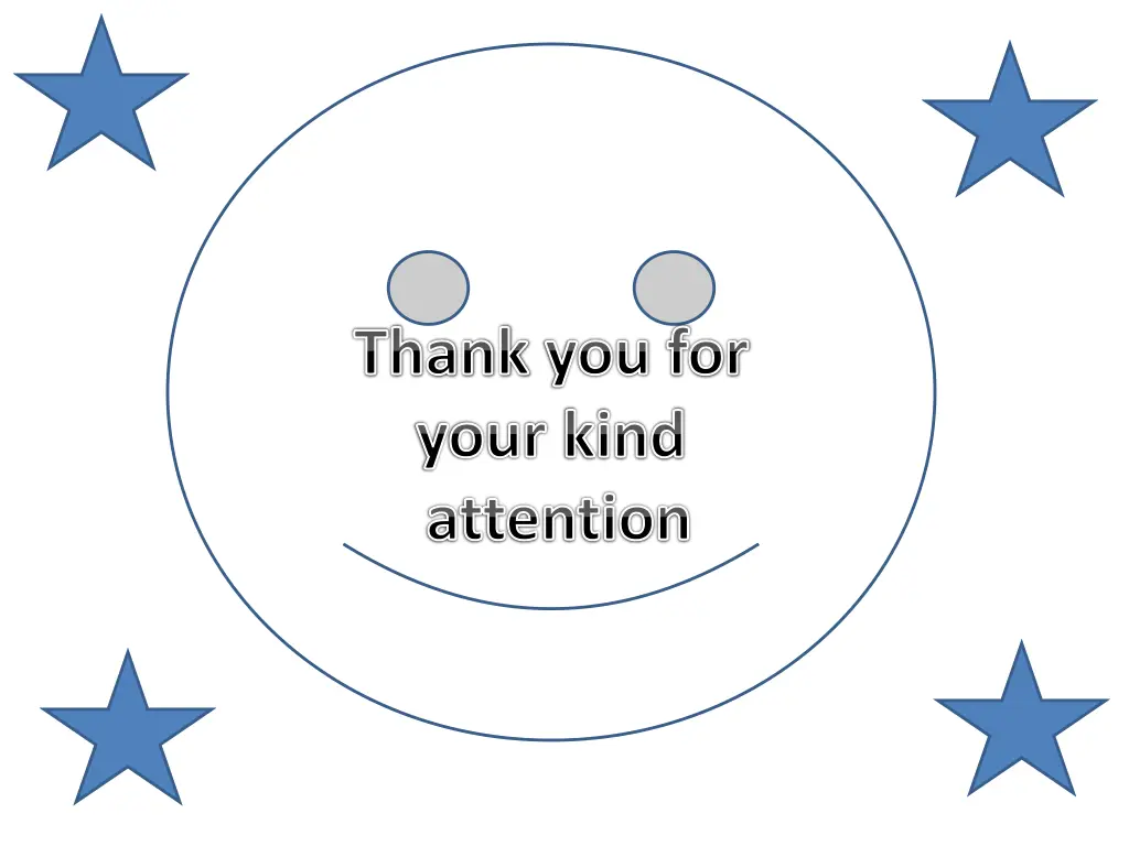 thank you for your kind attention