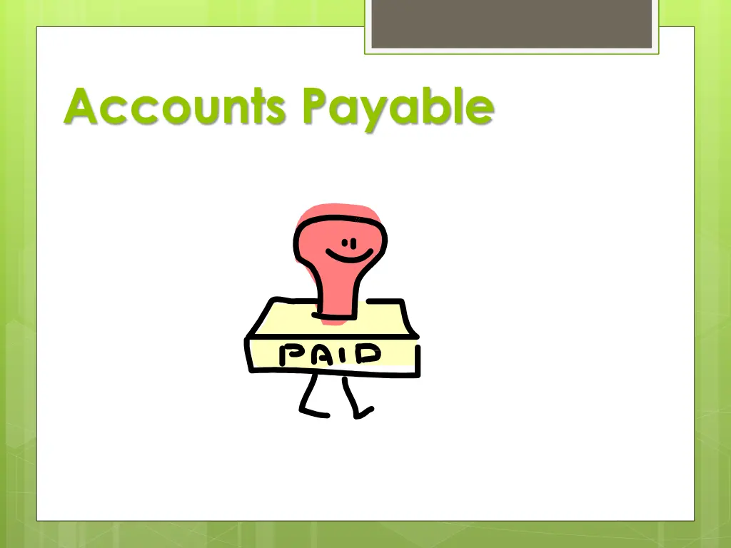 accounts payable