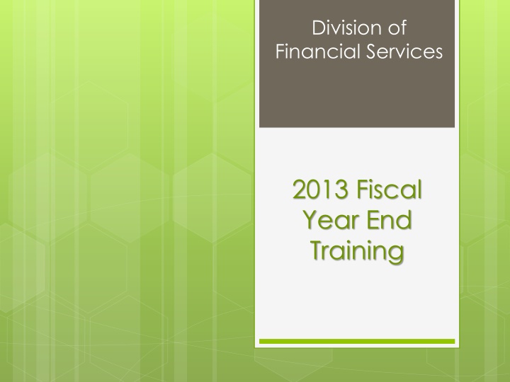 division of financial services