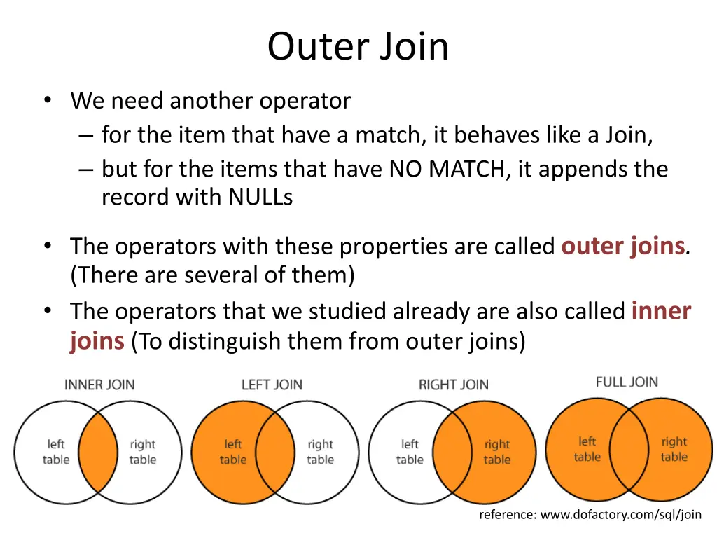outer join