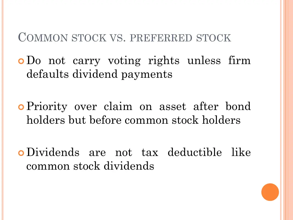 c ommon stock vs preferred stock 1