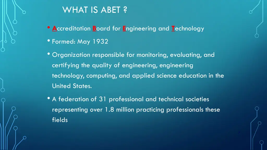 what is abet