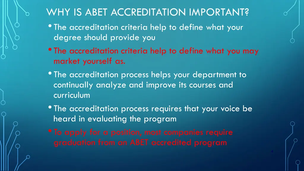 why is abet accreditation important