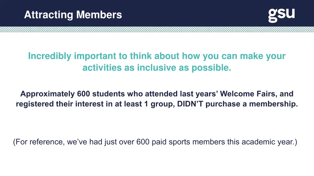 attracting members 1