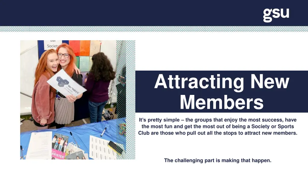 attracting new members