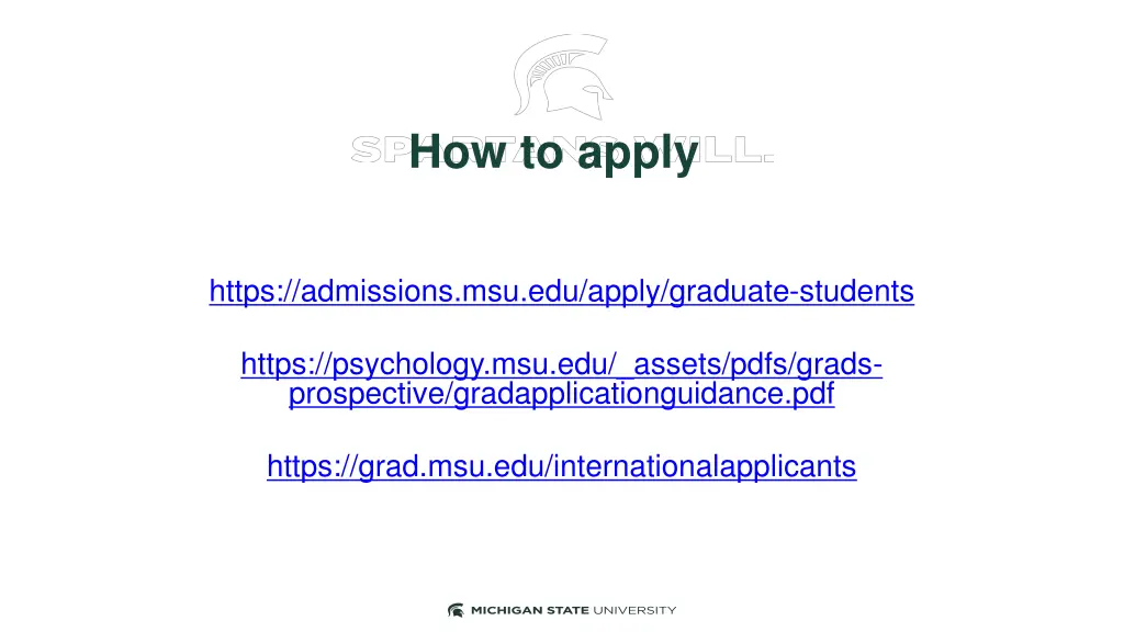 how to apply