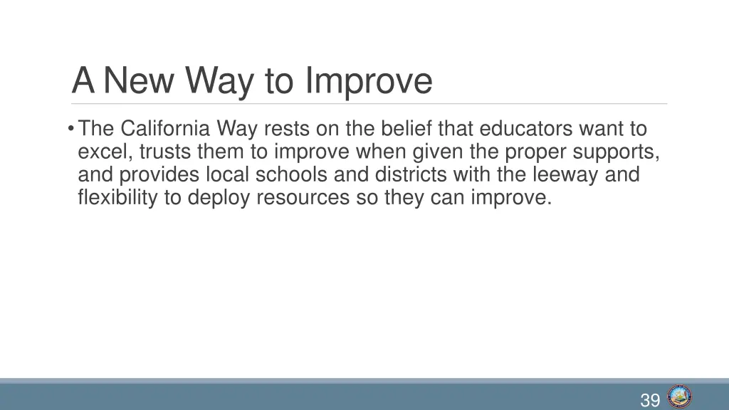 a new way to improve