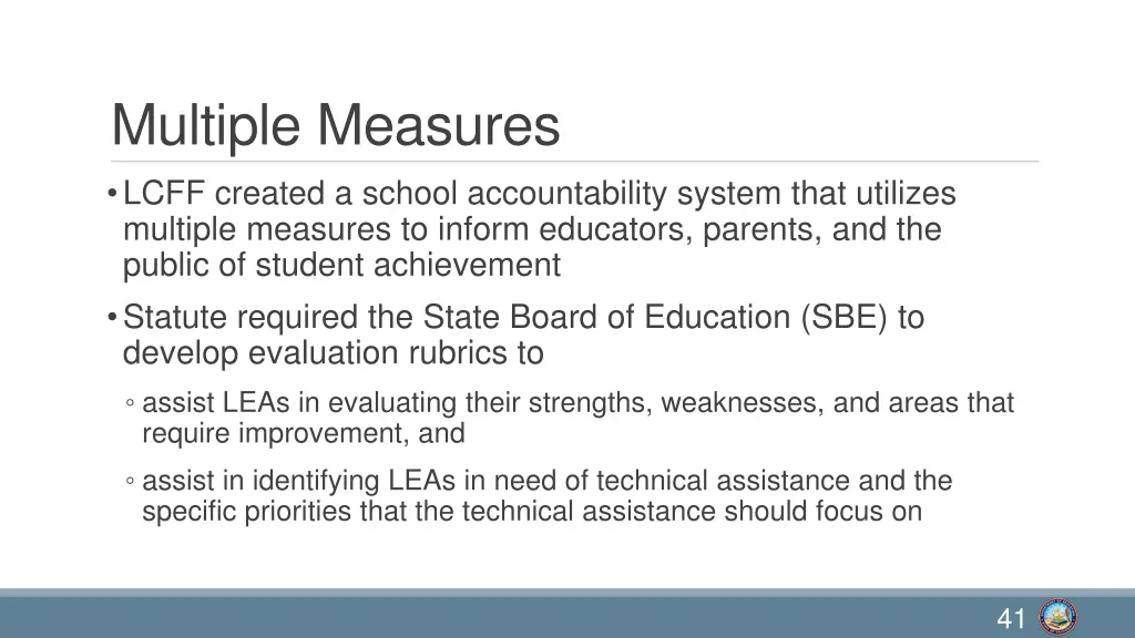 multiple measures lcff created a school