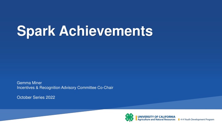 spark achievements