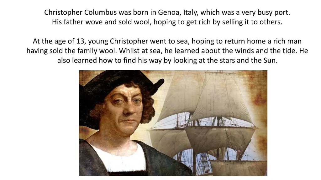 christopher columbus was born in genoa italy