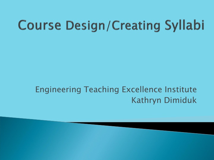 engineering teaching excellence institute