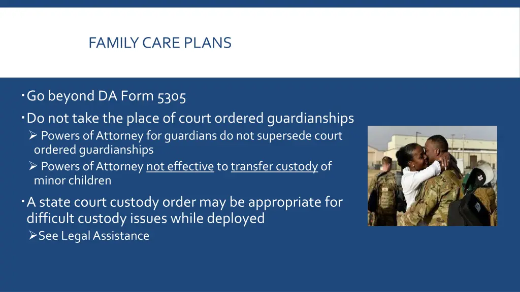 family care plans