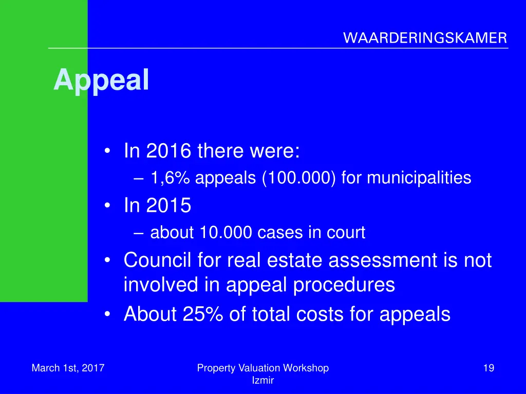 waarderingskamer 18
