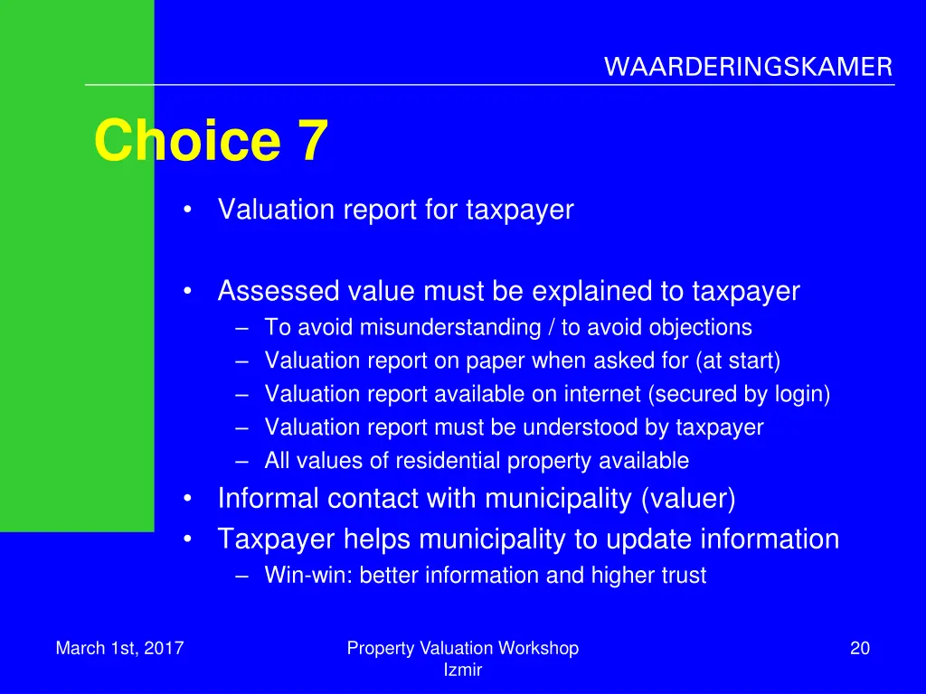 waarderingskamer 19