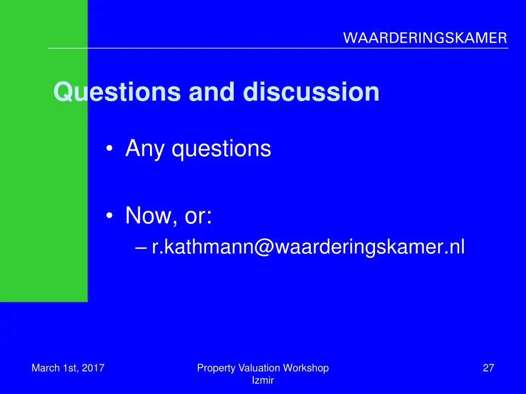 waarderingskamer 25
