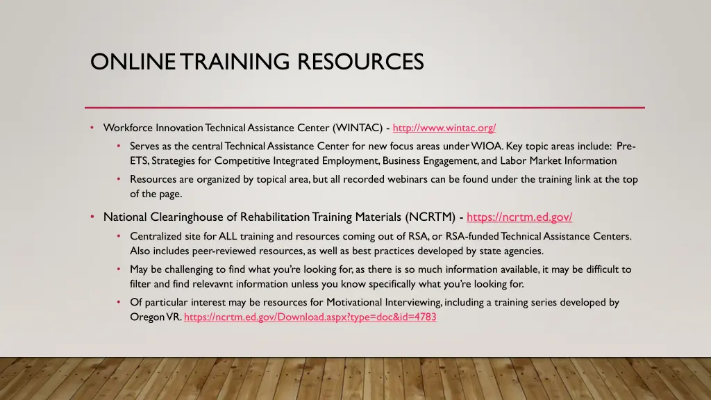 online training resources 1