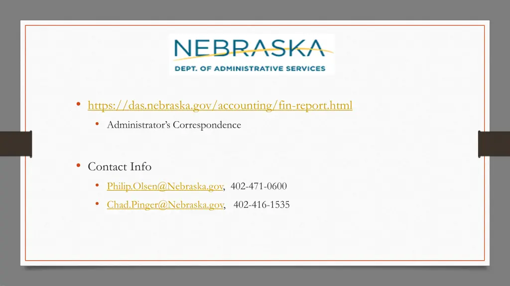 https das nebraska gov accounting fin report html