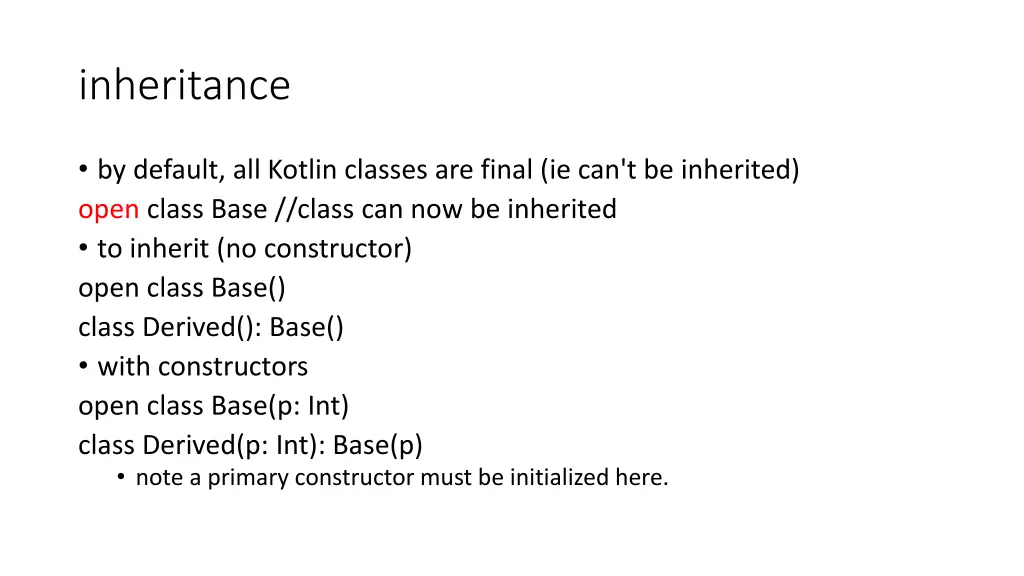 inheritance