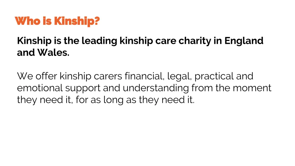 who is kinship who is kinship