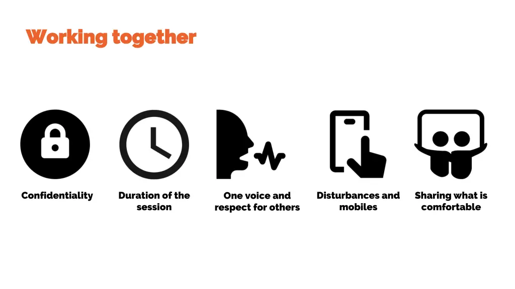 working together working together