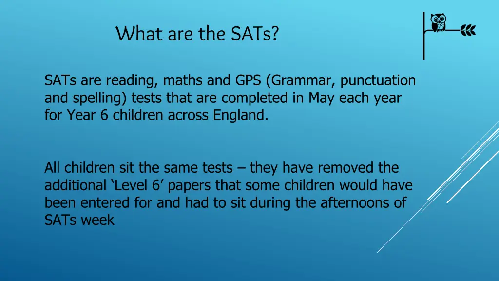 what are the sats