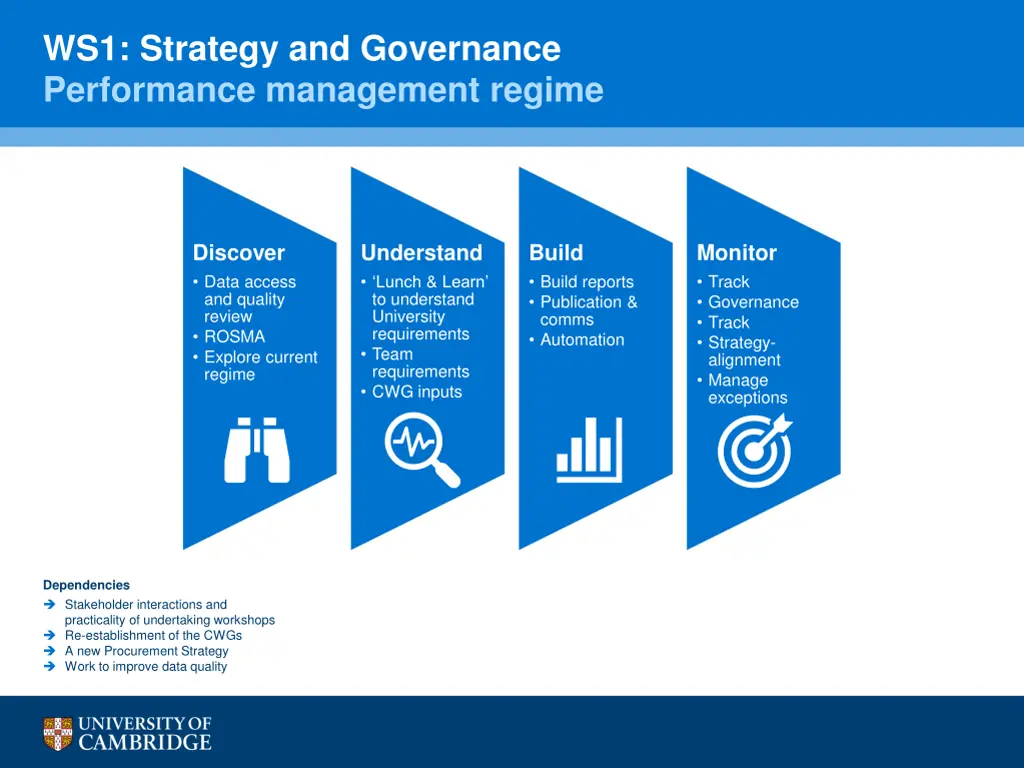 ws1 strategy and governance performance