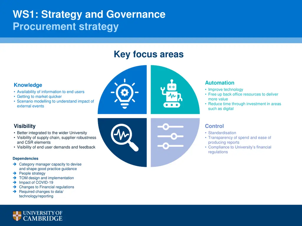 ws1 strategy and governance procurement strategy