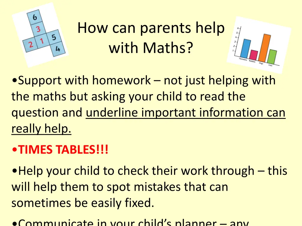 how can parents help with maths