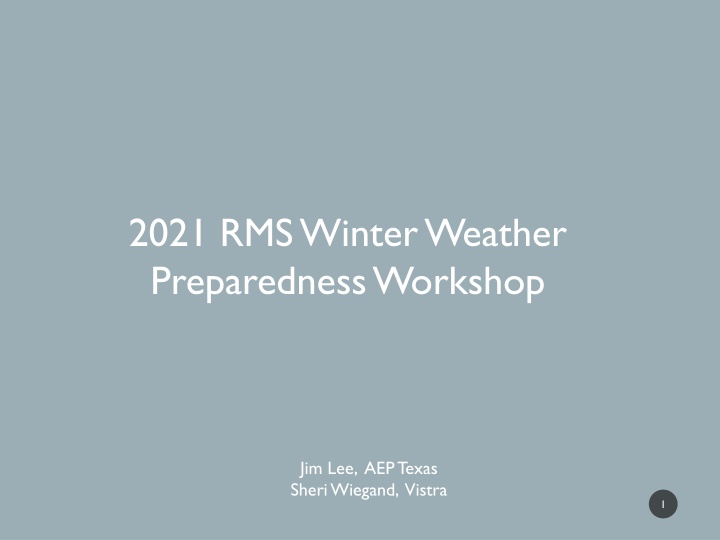 2021 rms winter weather preparedness workshop