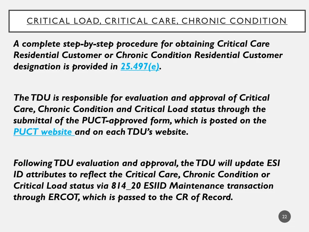critical load critical care chronic condition