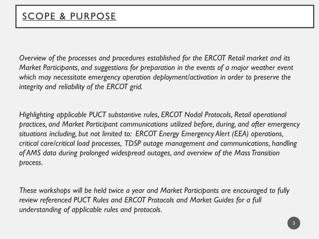 scope purpose