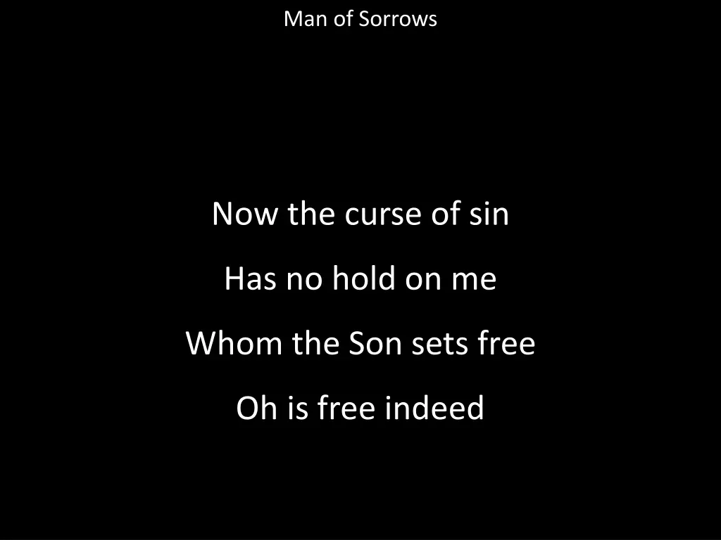 man of sorrows 11