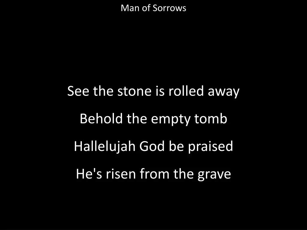 man of sorrows 15