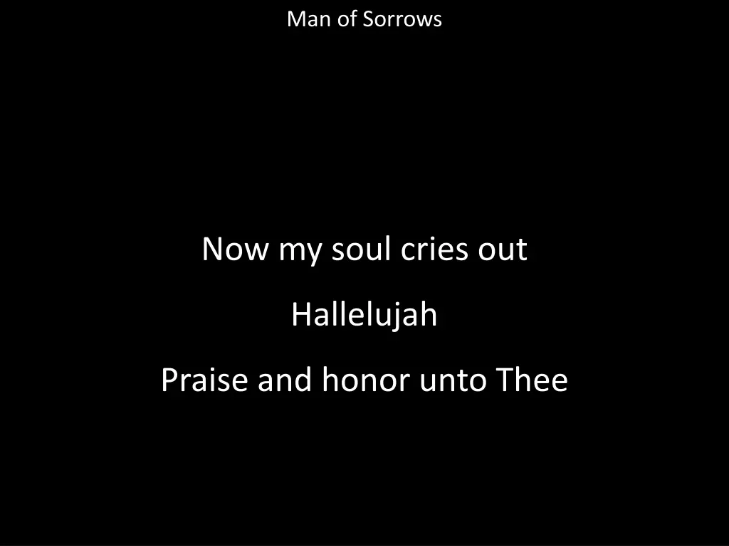 man of sorrows 8