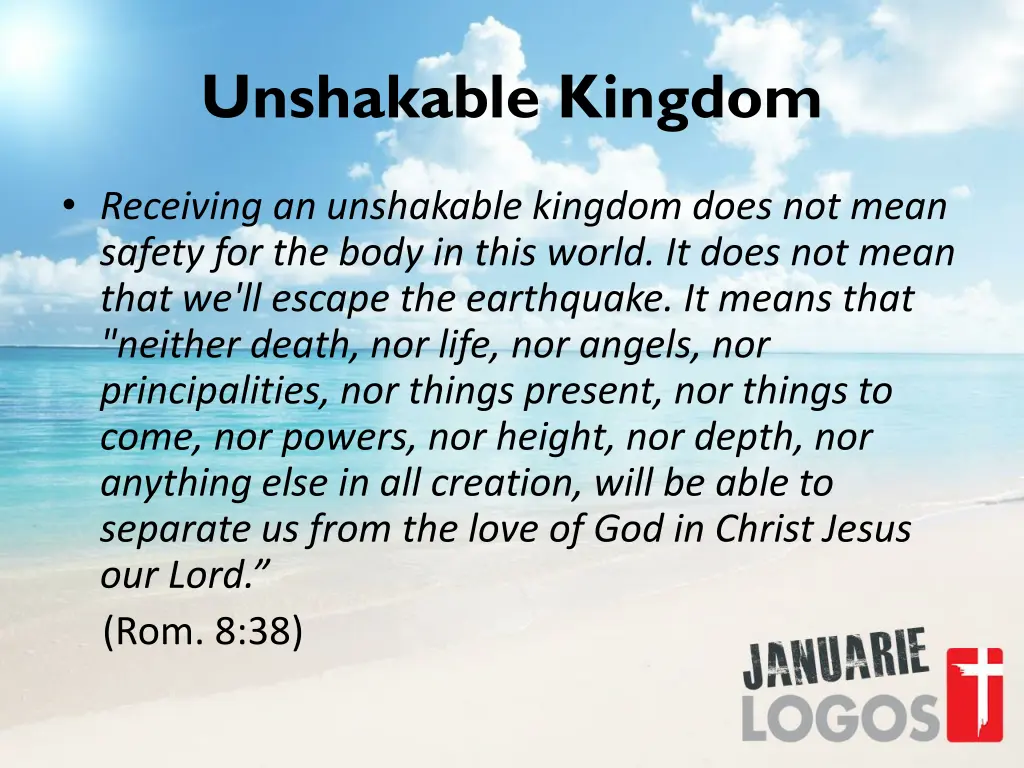 unshakable kingdom 3