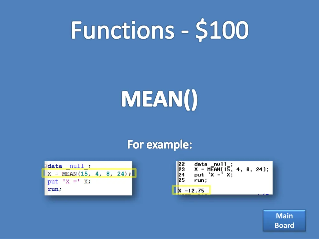 functions 100 1