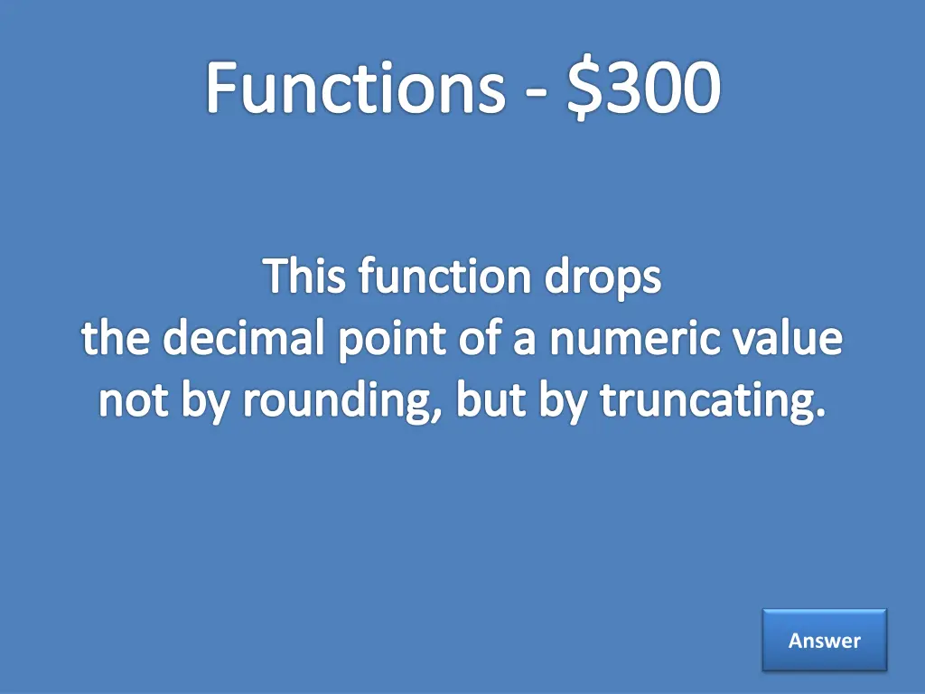functions 300