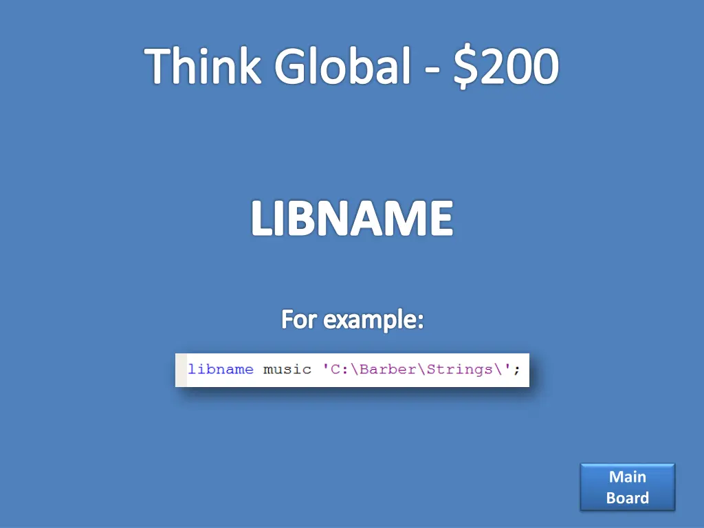 think global 200 1
