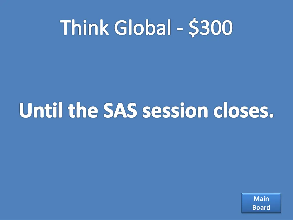 think global 300 1