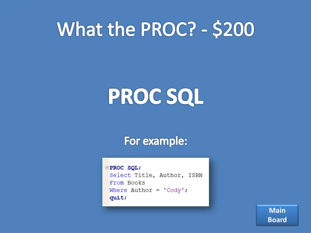 what the proc 200 1