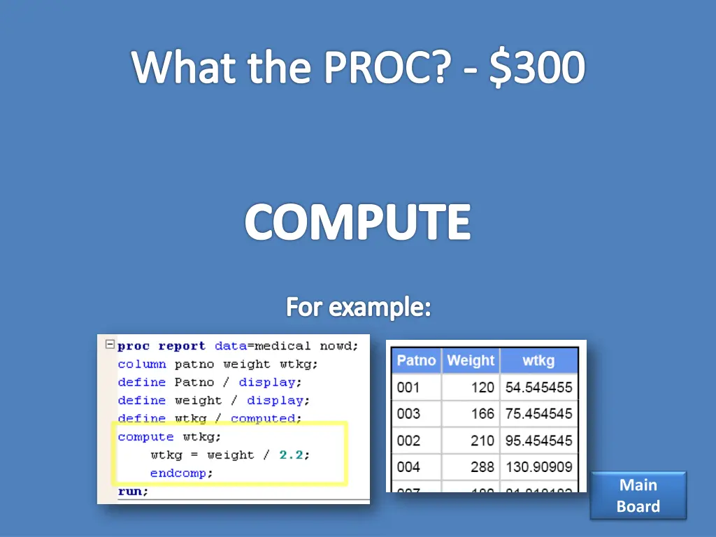 what the proc 300 1