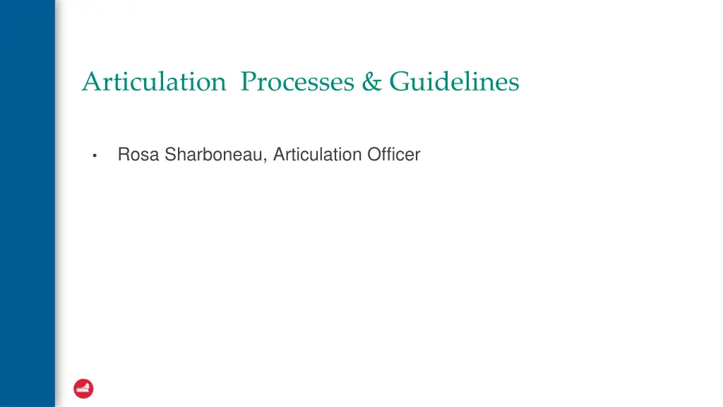 articulation processes guidelines