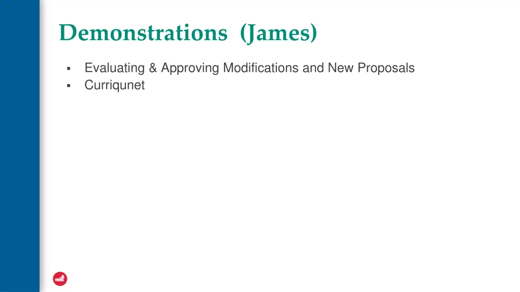 demonstrations james