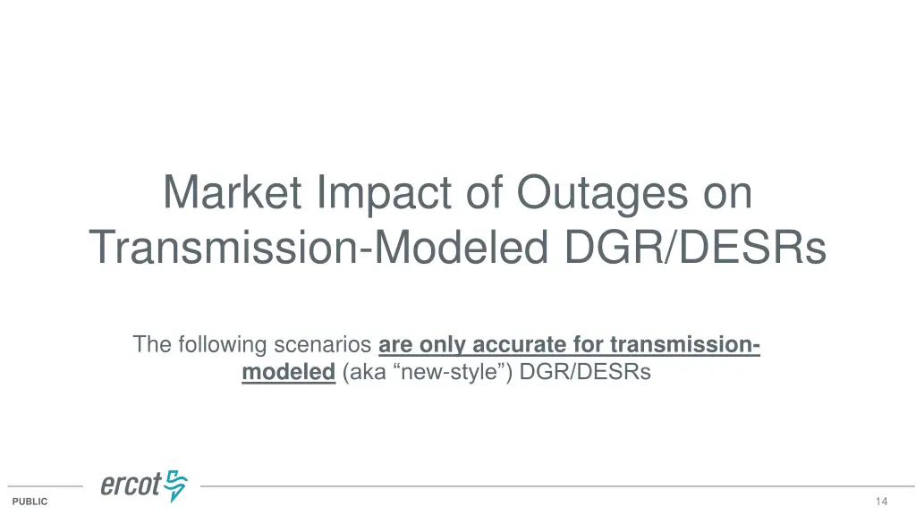 market impact of outages on transmission modeled