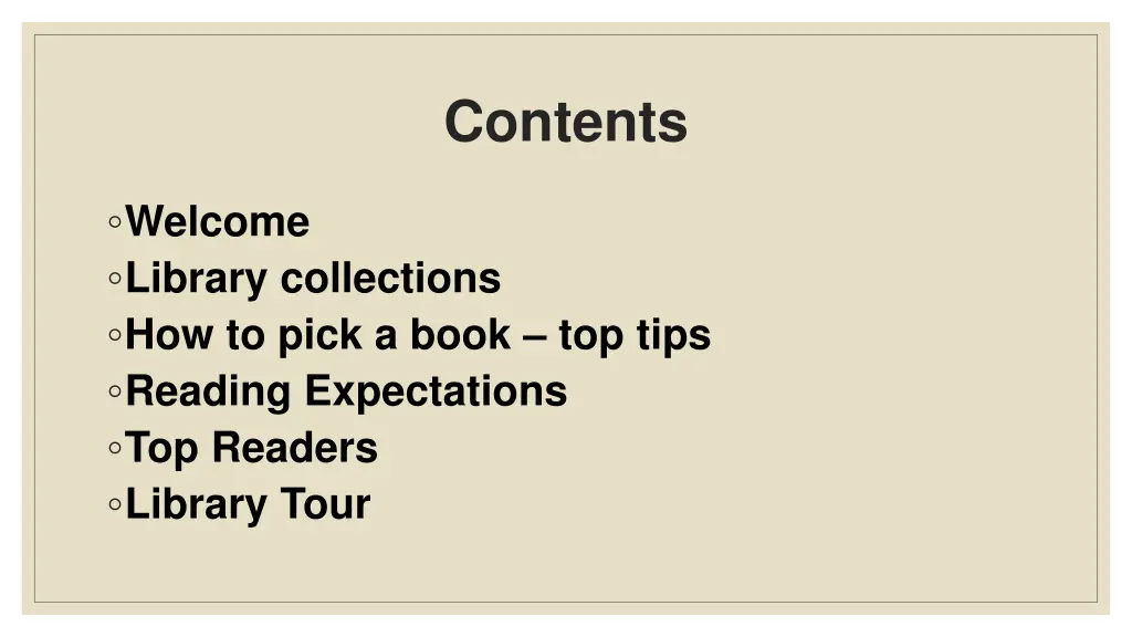 contents