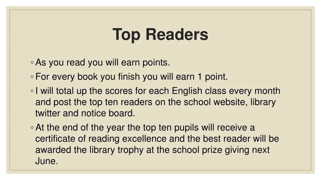 top readers