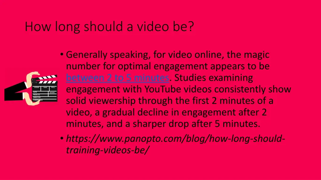 how long should a video be