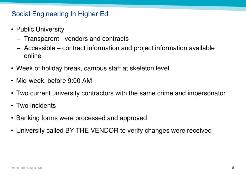 social engineering in higher ed