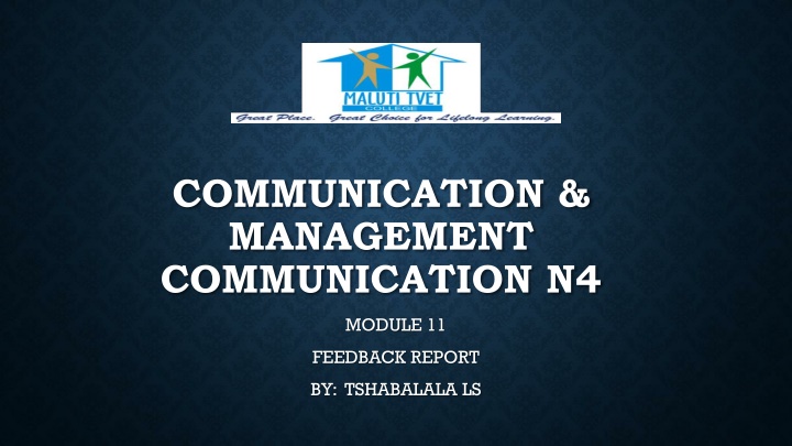 communication management communication n4